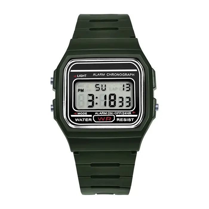 Vente chaude femmes LED montre électronique numérique multifonctionnel en plein air Simple loisirs h