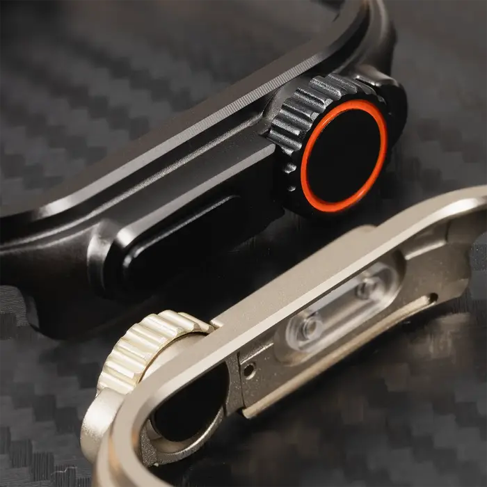 Étui de protection en alliage métallique pour Apple Watch 11 10 46 mm