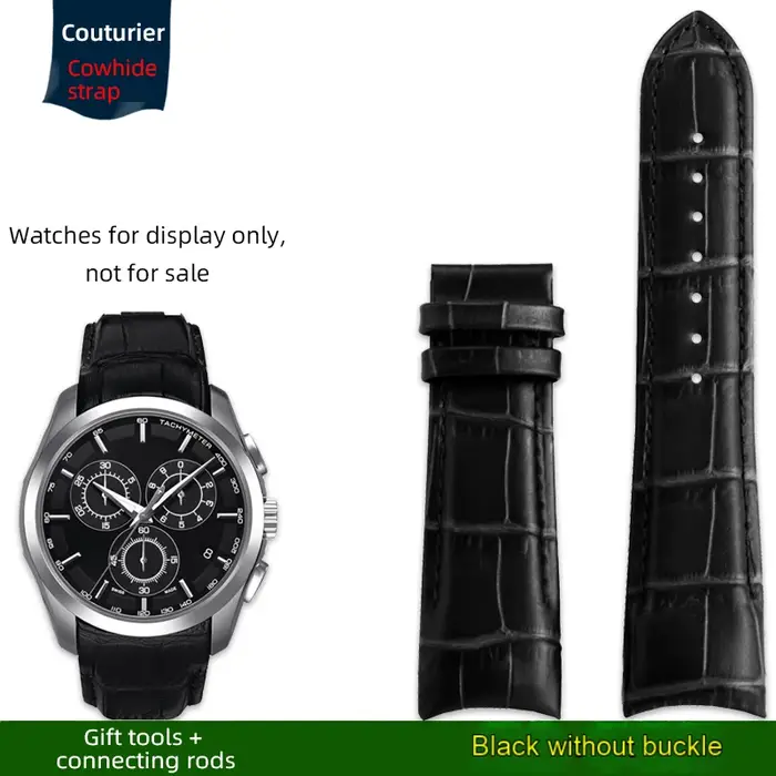 Ceinture de montre en cuir pour homme, périphérie de bracelet, Tissot T035, Couturier T035627A, T035