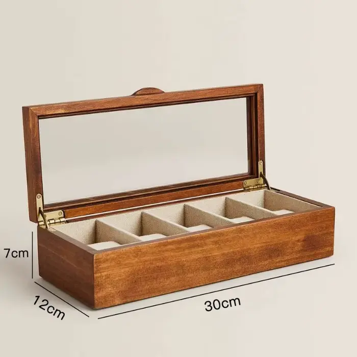 Boîtier de montre en bois personnalisé