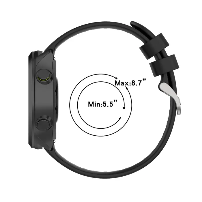 Bracelets de montre 20mm pour Garmin Forerunner 158 venu sq/venu sport bracelet en Silicone