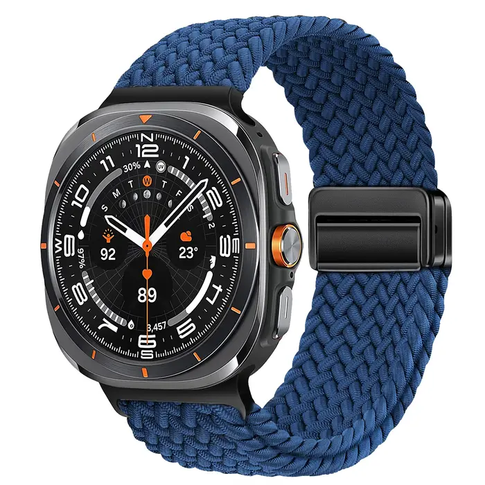 Bracelet magnétique tressé pour Samsung Galaxy Watch Ultra 47 mm