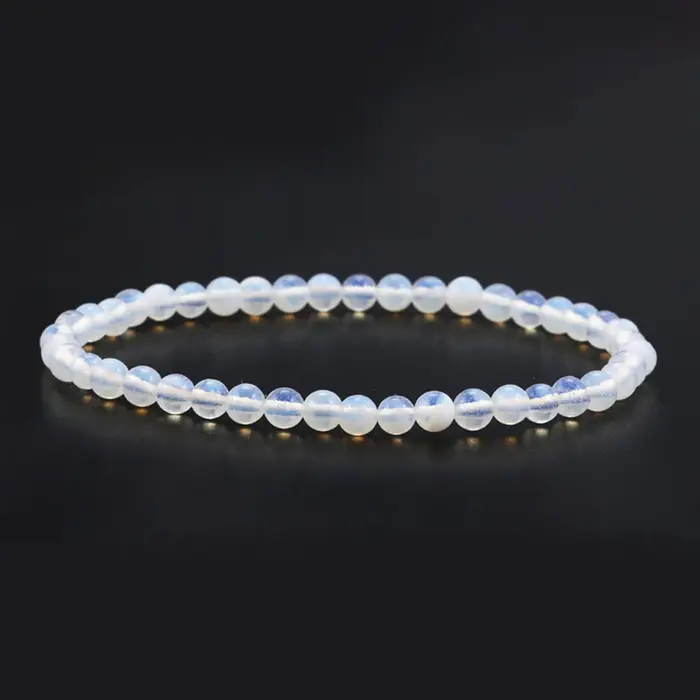 Bracelet de perles d'opale pour femmes et hommes, Protection énergétique de guérison, vibrations pos