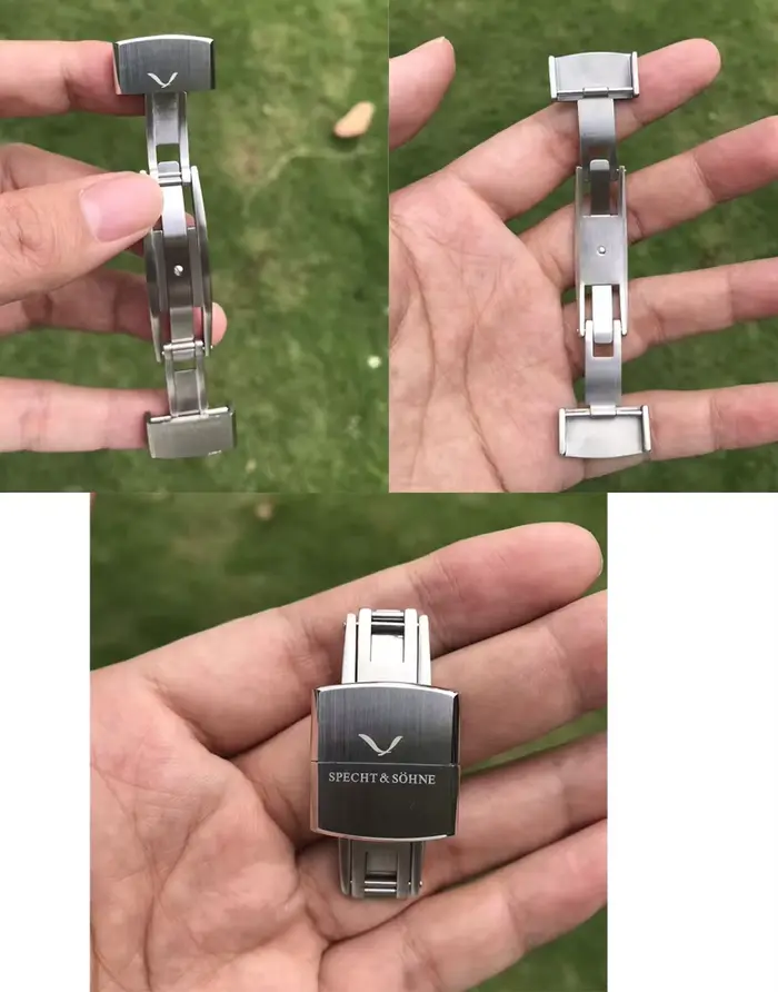 Luxe nouveau Specht & Söhne saut heure automatique mécanique hommes montre saphir cristal acier inoxydable montre-bracelet Reloj Hombre 