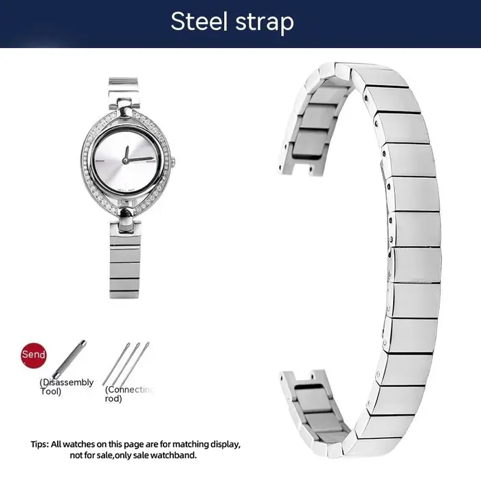 SAF's Eye-Bracelet concave en acier inoxydable pour femme, montre Swarovski, série 5376839, 5376812,
