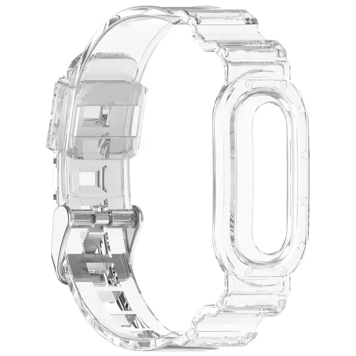 Bracelet de montre en TPU transparent avec étui de protection antichoc pour montre connectée Google 