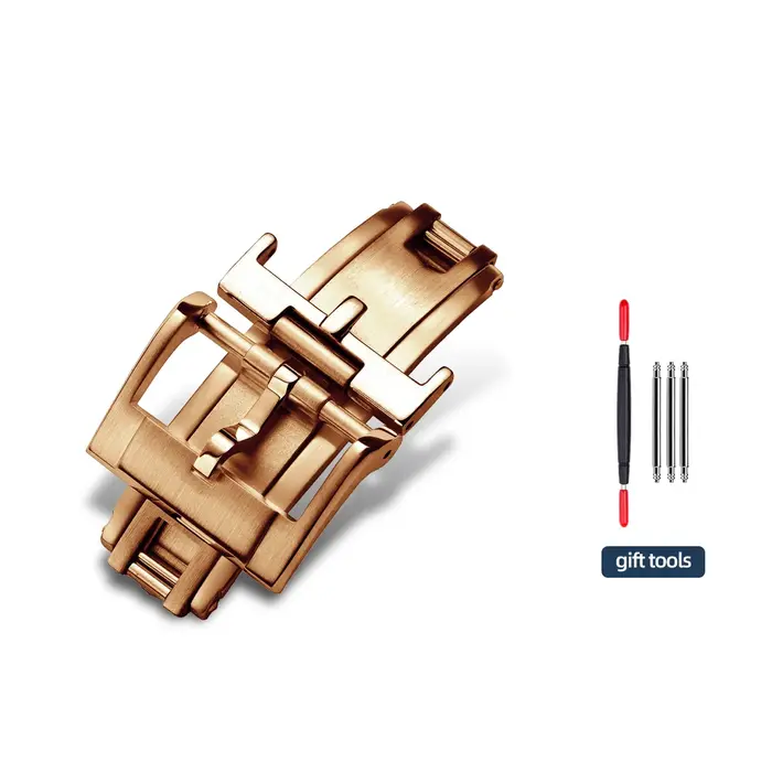 NOUVEAU Fermoir Déployant de Luxe 16mm 18mm 20mm pour Montres Delugs