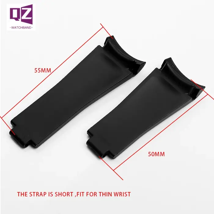 Bracelet de montre en caoutchouc et silicone