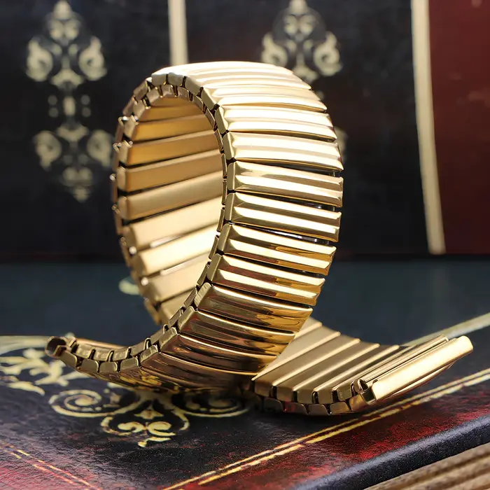 Bracelet de montre élastique extensible en acier inoxydable