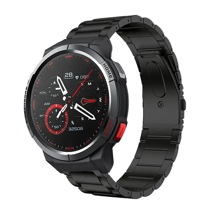 Bracelet en métal pour Mibro GS A1 X1, accessoires de montre intelligente, Bracelet en maille en acier inoxydable pour Mibro C2 T1 Lite, couleur Correa