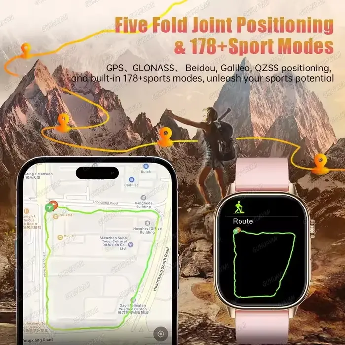 Nouvelle montre connectée GPS 2026 pour Android et iOS