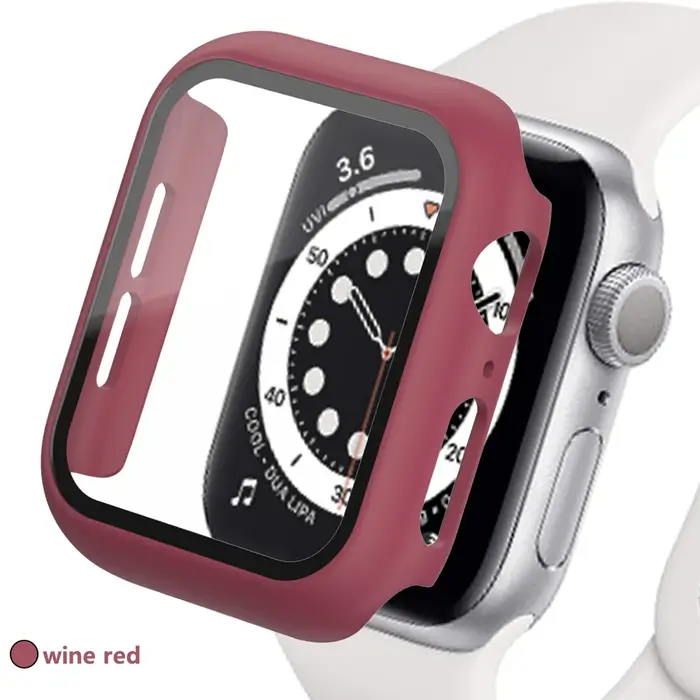 Verre trempé + couvercle pour boîtier de montre Apple Ultra accessoires SE 3 4 5 6 7 8 étui de protection d'écran Iwatch 49mm 45mm 41mm 44mm 40mm