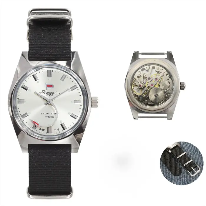 Montre pour homme 36 mm, montre chinoise rétro Shanghai 8120, mouvement manuel, idéale pour un cadea