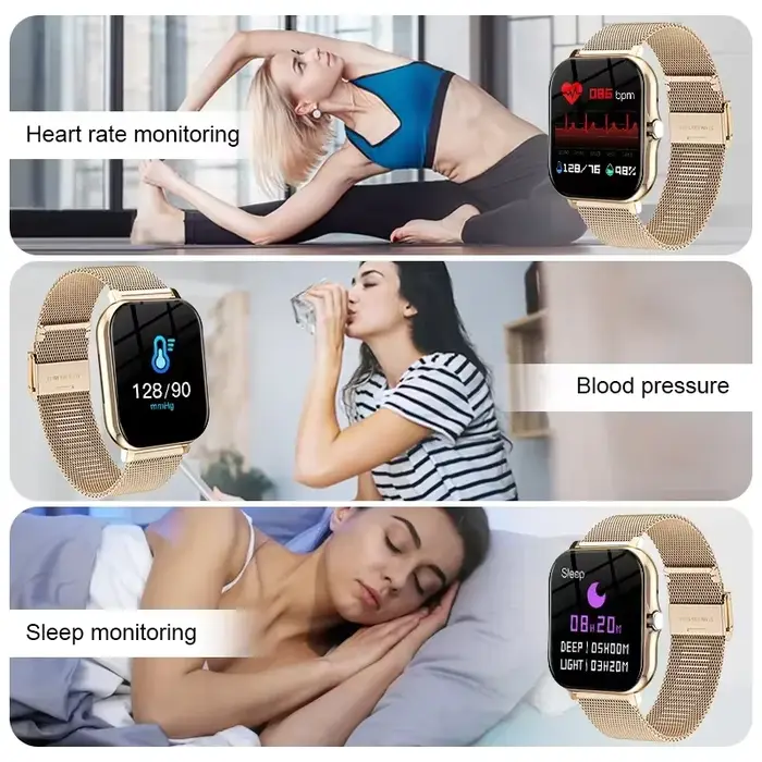 Montre connectée sportive, moniteur de santé, étanche, appels Bluetooth, pour hommes et femmes, compatible iOS et Android, modèle 2026