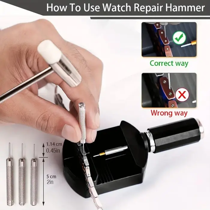 Kit d'outils de retrait de maillons de montre