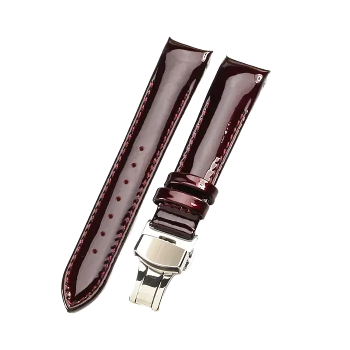 Bracelet de montre en cuir véritable pour femme