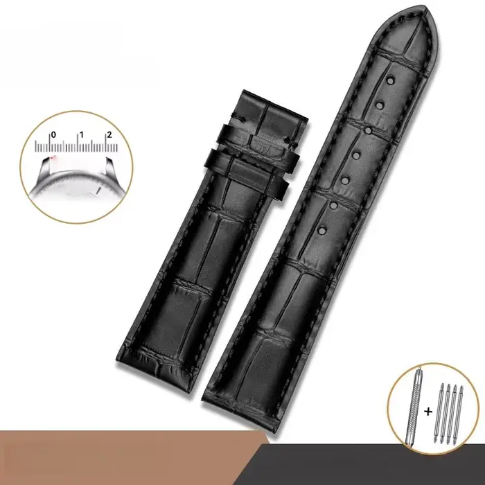 Bracelet de montre en cuir véritable pour Tissot - Convient aux montres pour hommes T41 Le Locle, De