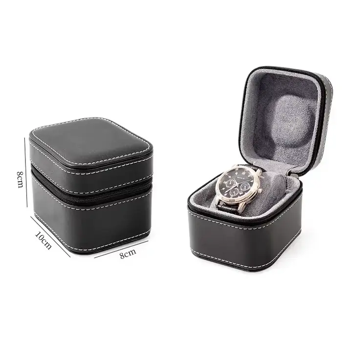Boîtier de montre unique en cuir PU
