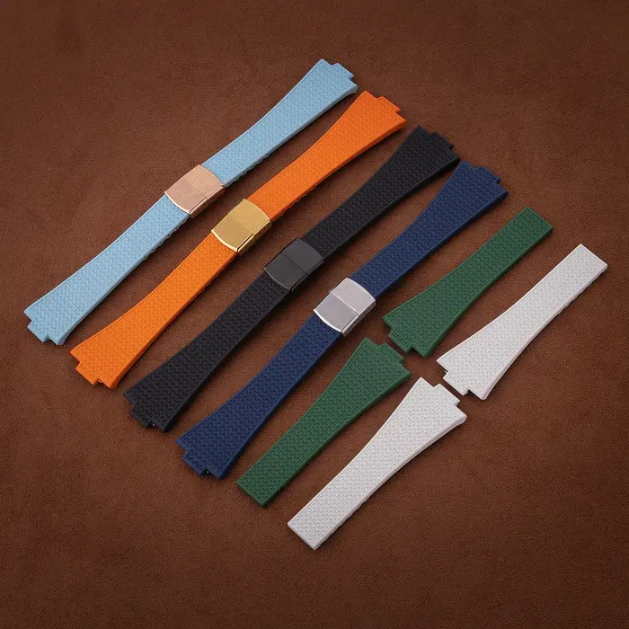 CTS bracelet en caoutchouc pour montres TISSOT PRX Powermatic 35mm 40mm 11mm 12mm boucle à ressort à dégagement rapide bracelets de montre FKM noir marine