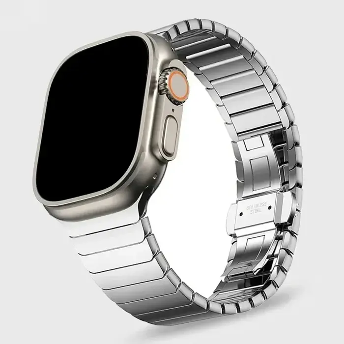 Bracelet en métal pour Apple Watch série 11 46mm Ultra 3/2 49mm Bracelet pour série 10 9 8 7 6 5 4 4