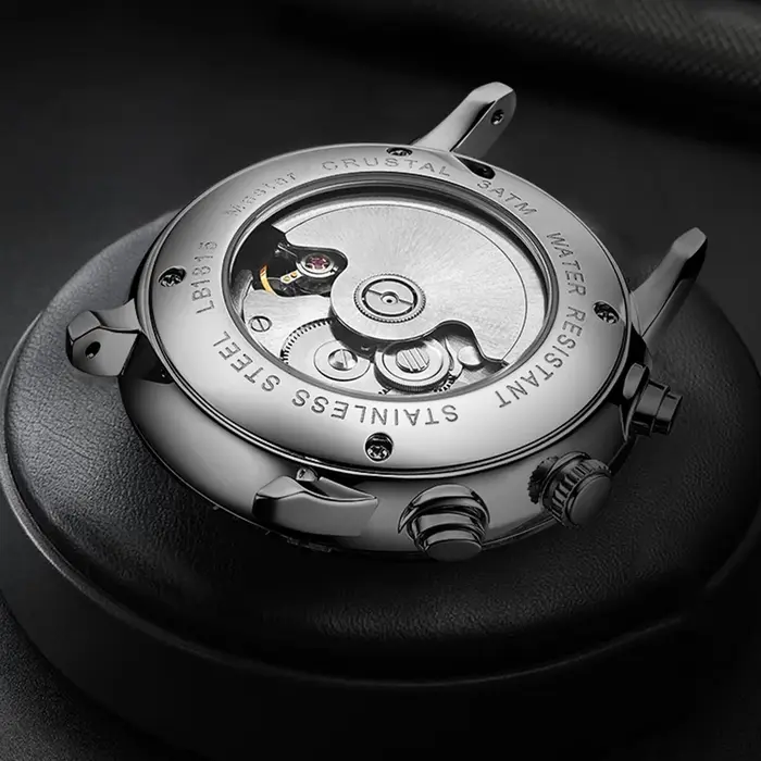 Luobin montre automatique hommes montre-bracelet mécanique mode robe montres de luxe 42mm