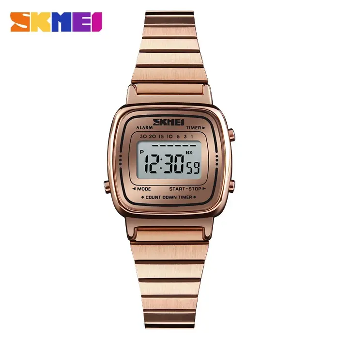 SKMEI mode Sport montre femmes grandes marques de luxe 3Bar étanche dames montres petit cadran