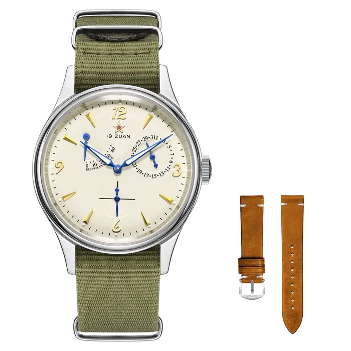 Mouvement mouette 1963 montres 40mm montre pilote pour hommes automatique mécanique poignet étanche 19 zuan rétro avec