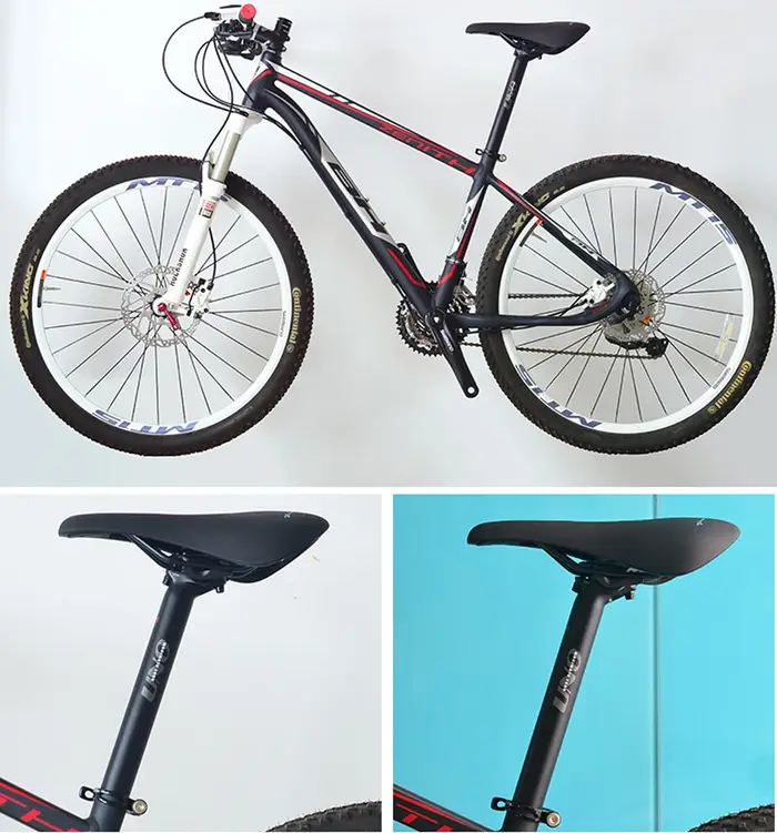 UNO SP-719 – tige de selle de vélo de route en alliage d'aluminium, Tube de siège de vtt, dimensions