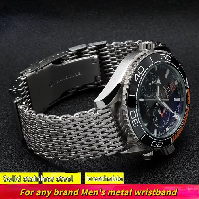 Bracelet Shlavabo Mesh Milan en acier inoxydable