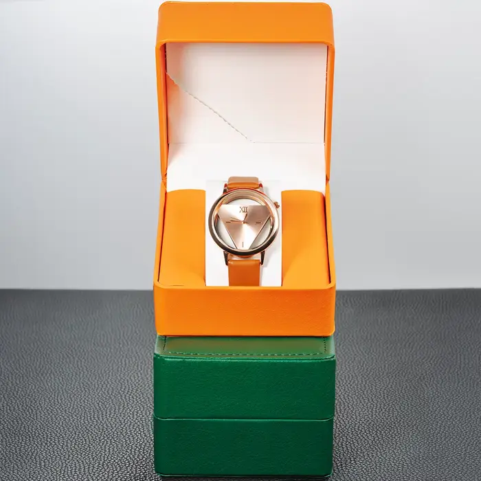Boîte de rangement de montre en PU