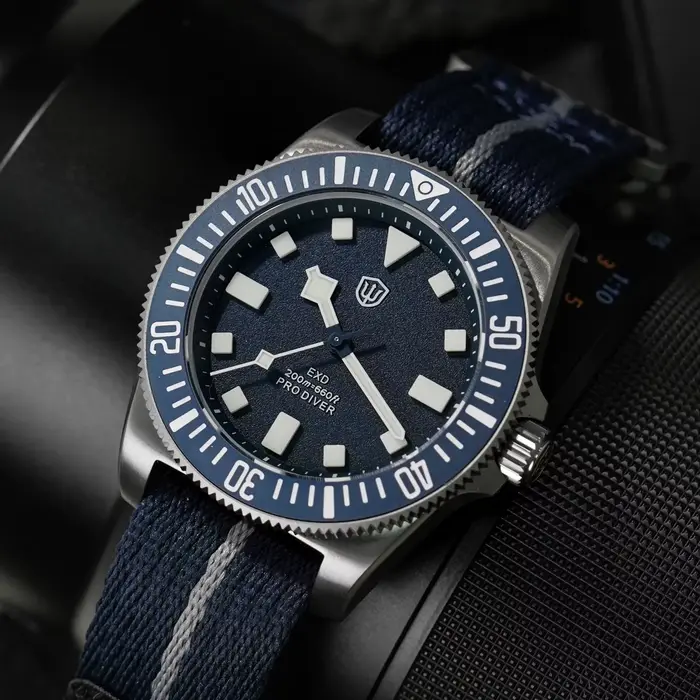 Watchdives EXD V2 40mm montre en titane échangeable X Design VH31 balayage deuxième mouvement montres à Quartz lumineux étanche 200M