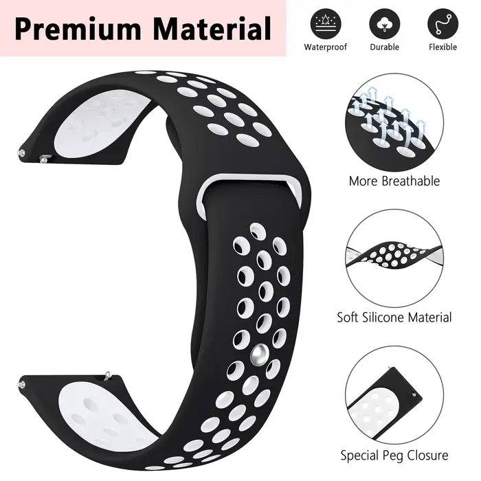 Bracelet de montre en Silicone