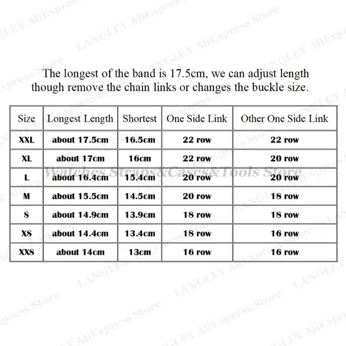 Bracelet de montre requin 4.0mm d'épaisseur pour Seiko pour Omega 18mm 20mm 22mm 24mm