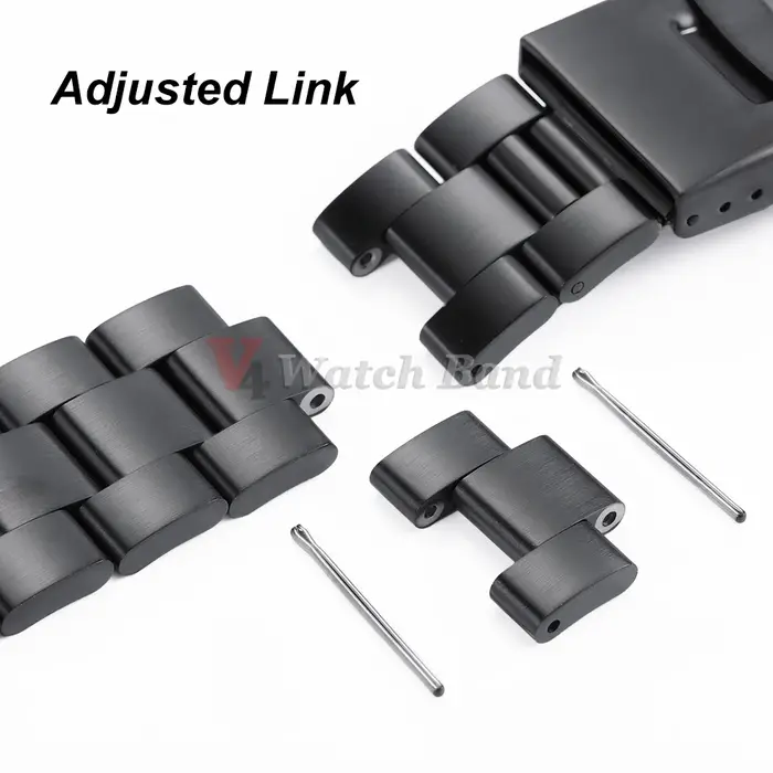 Bracelet de montre sport pour homme à extrémités courbes pour Seiko 5 SKX009/007