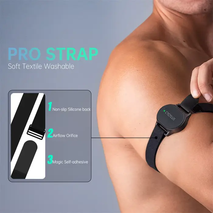 CYCPLUS capteur de fréquence cardiaque brassard ceinture de poignet Bluetooth ANT + moniteur de Fitness pour ordinateur de vélo GPS Garmin Wahoo