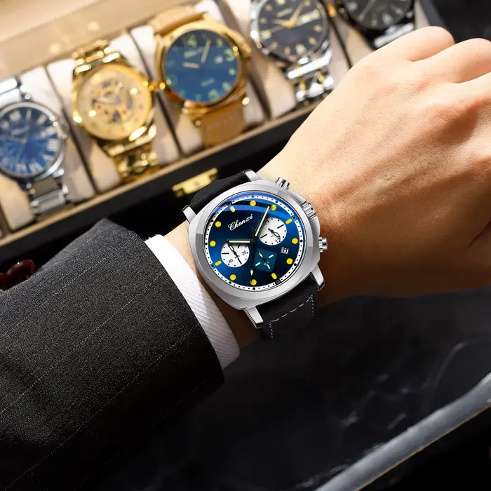 Montre sportive lumineuse tendance pour homme CHENXI
