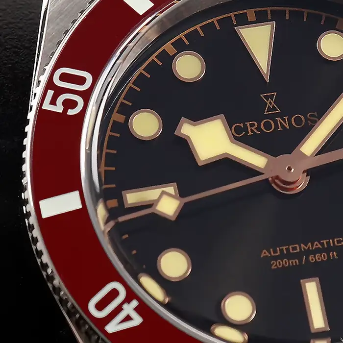 Montre de luxe Cronos pour homme 39 mm