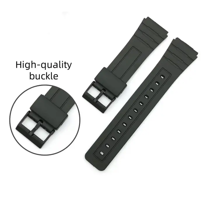 Bracelet de montre en plastique pour CASIO F-91W