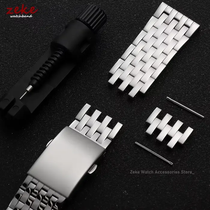 Bracelet de montre de luxe en acier inoxydable massif pour montre Diesel DZ4360 DZ4476/78 DZ4518 DZ4478, bracelet étanche 22 24 26 28 30mm
