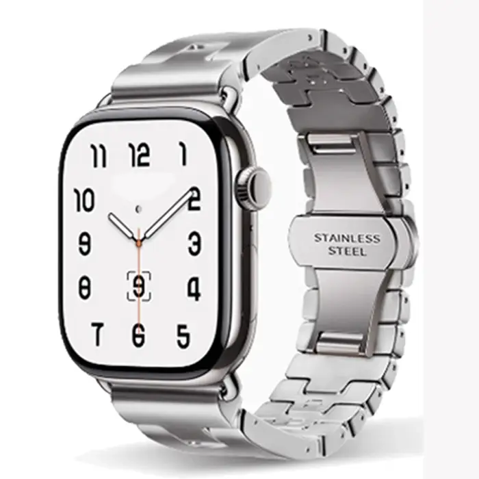 Bracelet H pour Bracelet de montre Apple Ultra série 3 11 10 9 bandes 46mm 42mm 45mm 41mm Bracelet e
