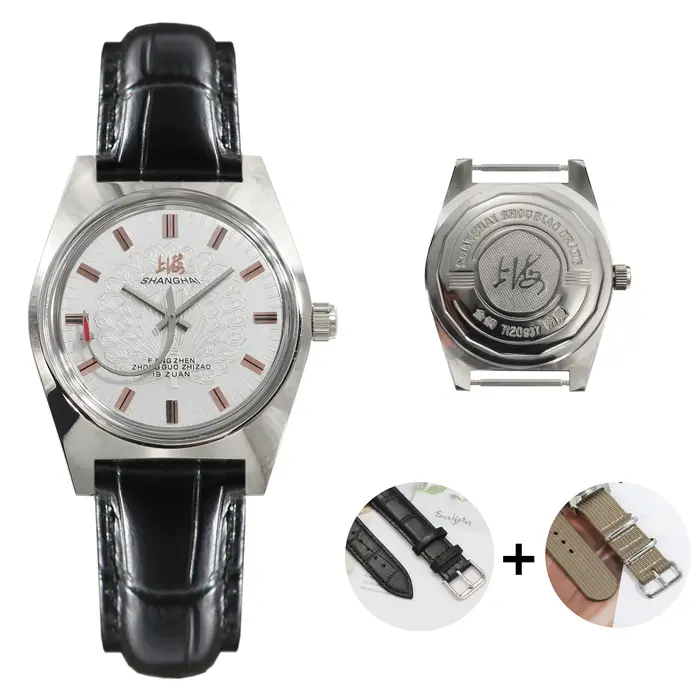 Montre mécanique pour homme 7120 36mm à remontage manuel étanche Shanghai Chine usage quotidien bureau cadeau anniversaire vacances vente en gros