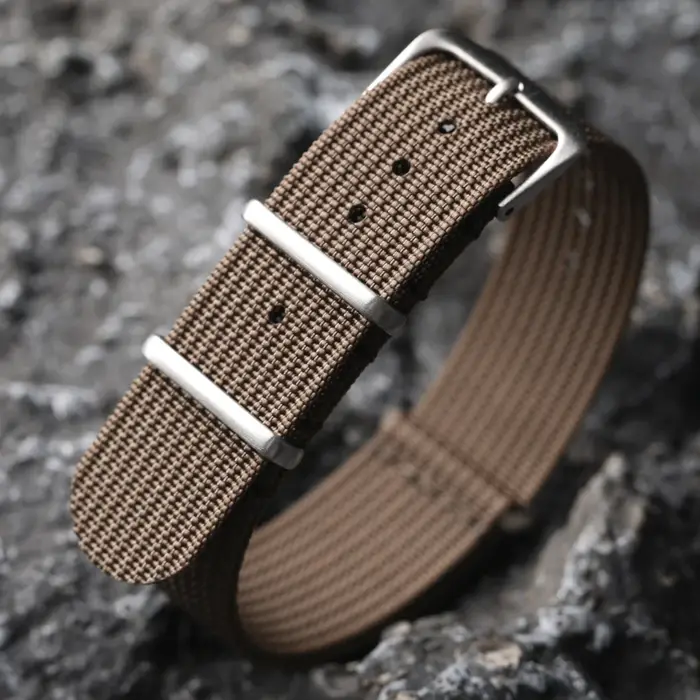Nouveau bracelet de montre en Nylon nervuré bracelet de montre en Nylon 18mm 20mm 22mm accessoires d