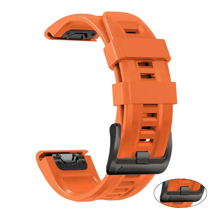 Bracelet de montre sport 26/22 mm pour Garmin Fenix 8 E 6X GPS 6 5X 5 7X 7/Epix Pro/Tactix 8/MARQ/in