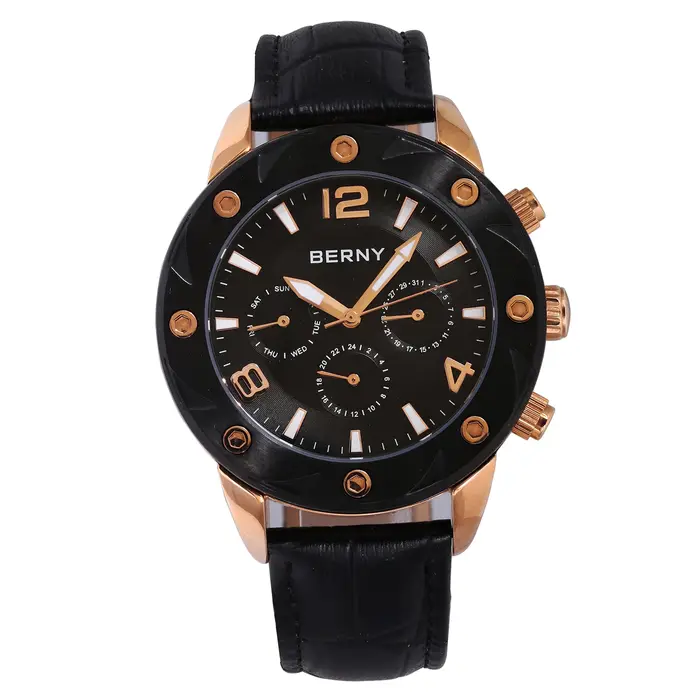 BERNY Montre pour homme avec cadran multifonction