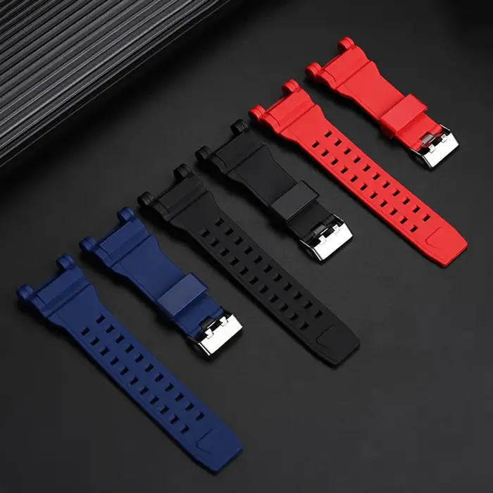 B200 rouge bleu noir hommes bracelet pour Casio G-SHOCK montre GR-B200 série étanche résine