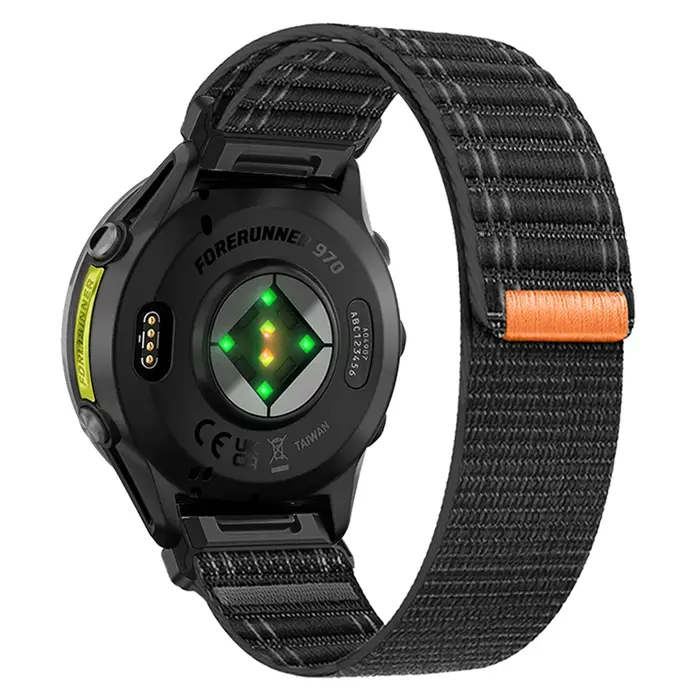 Bracelet de sport en Nylon pour Garmin Forerunner 970 965 955 945 935 745/Descent G2/Instinct 3 50mm 45mm/Epix