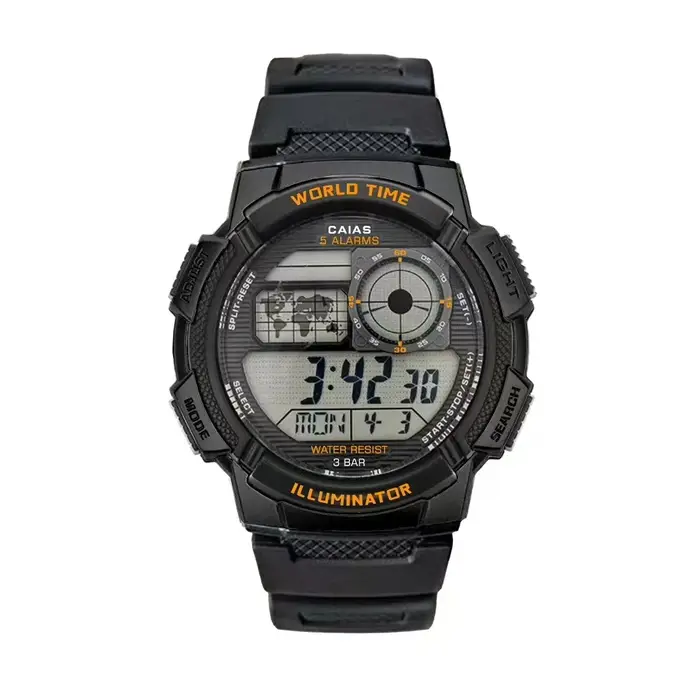 Montre G-SHOSU 2100, montre numérique de sport pour homme, montre entièrement équipée, heure mondial