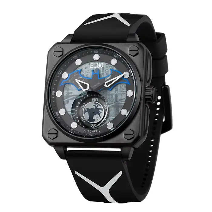 Montres pour hommes de marque supérieure montre-bracelet mécanique carrée de luxe originale étanche mouvement mouette