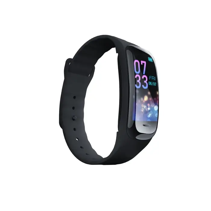Montre connectée C1 Plus, tracker d'activité, moniteur de fréquence cardiaque et de pression artérie