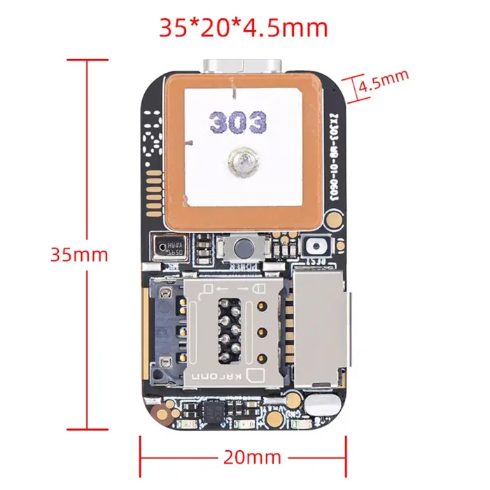 ZXolympiques-Mini traqueur GPS